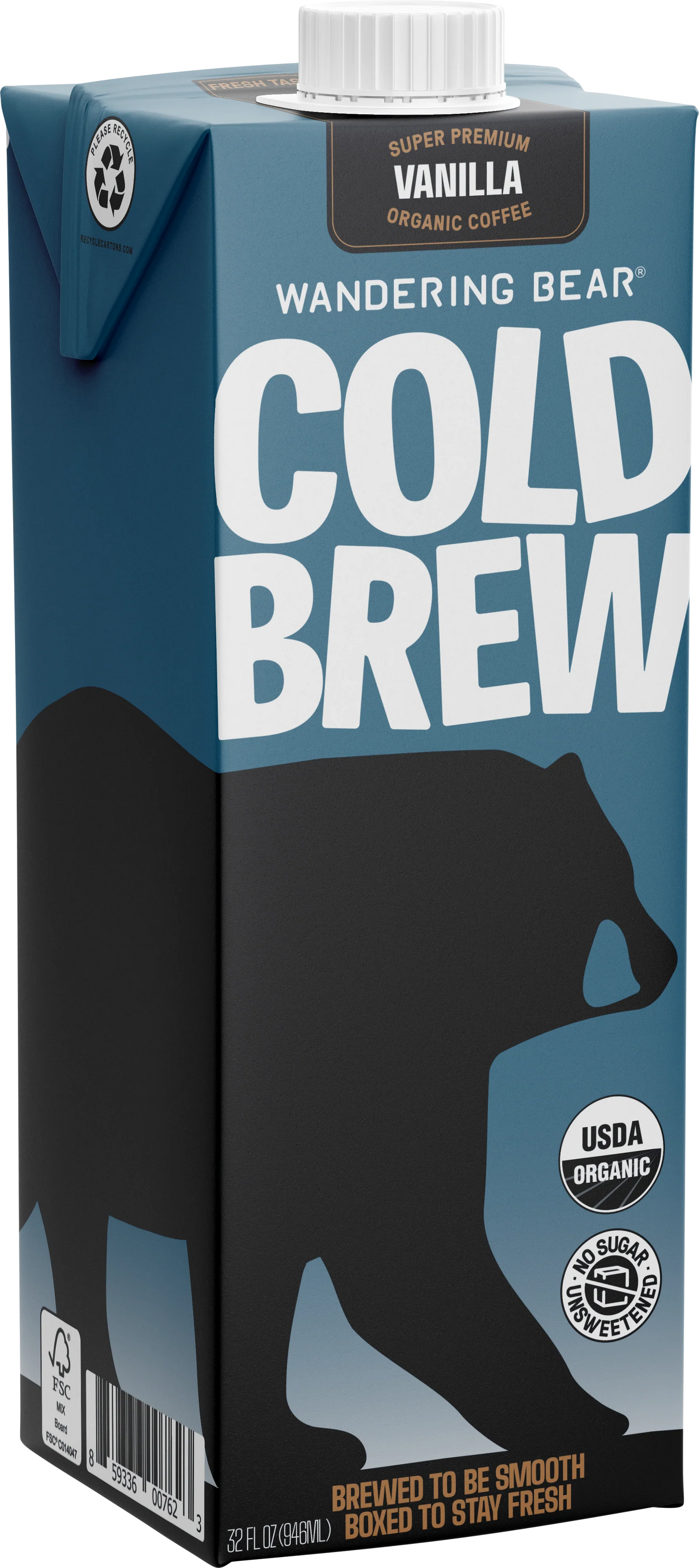 32oz Cold Brew Carton (Bundle Unit) - Vanilla