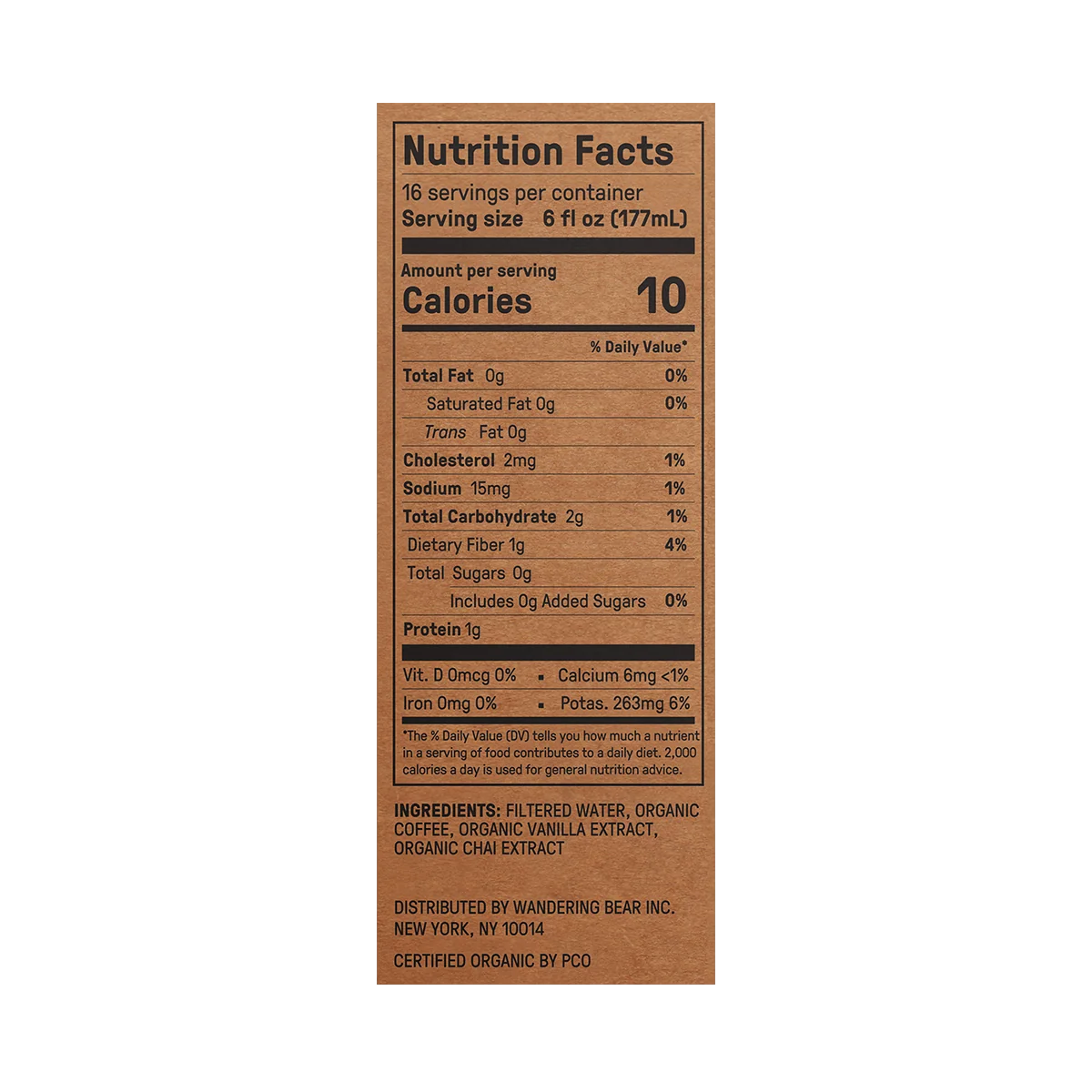 Dirty Vanilla Chai Cold Brew On Tap (96 oz)