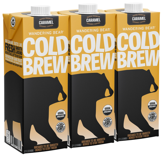 Cold Brew Coffee (32oz Cartons) - Caramel