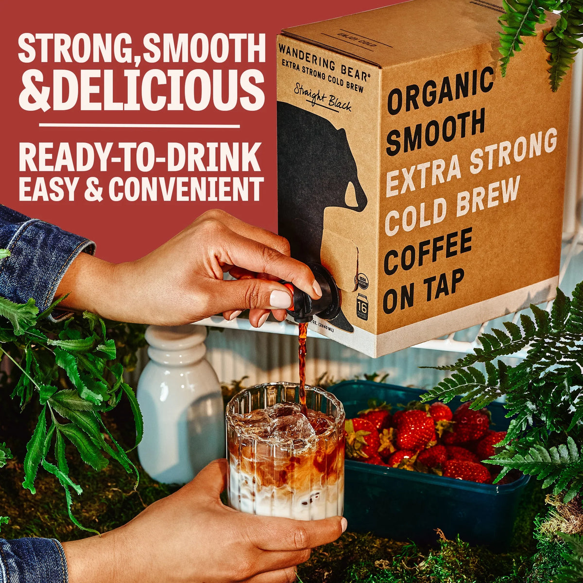 Cold Brew On Tap (96 oz) - Mocha