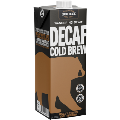32oz Cold Brew Carton (Bundle Unit) - Decaf Black