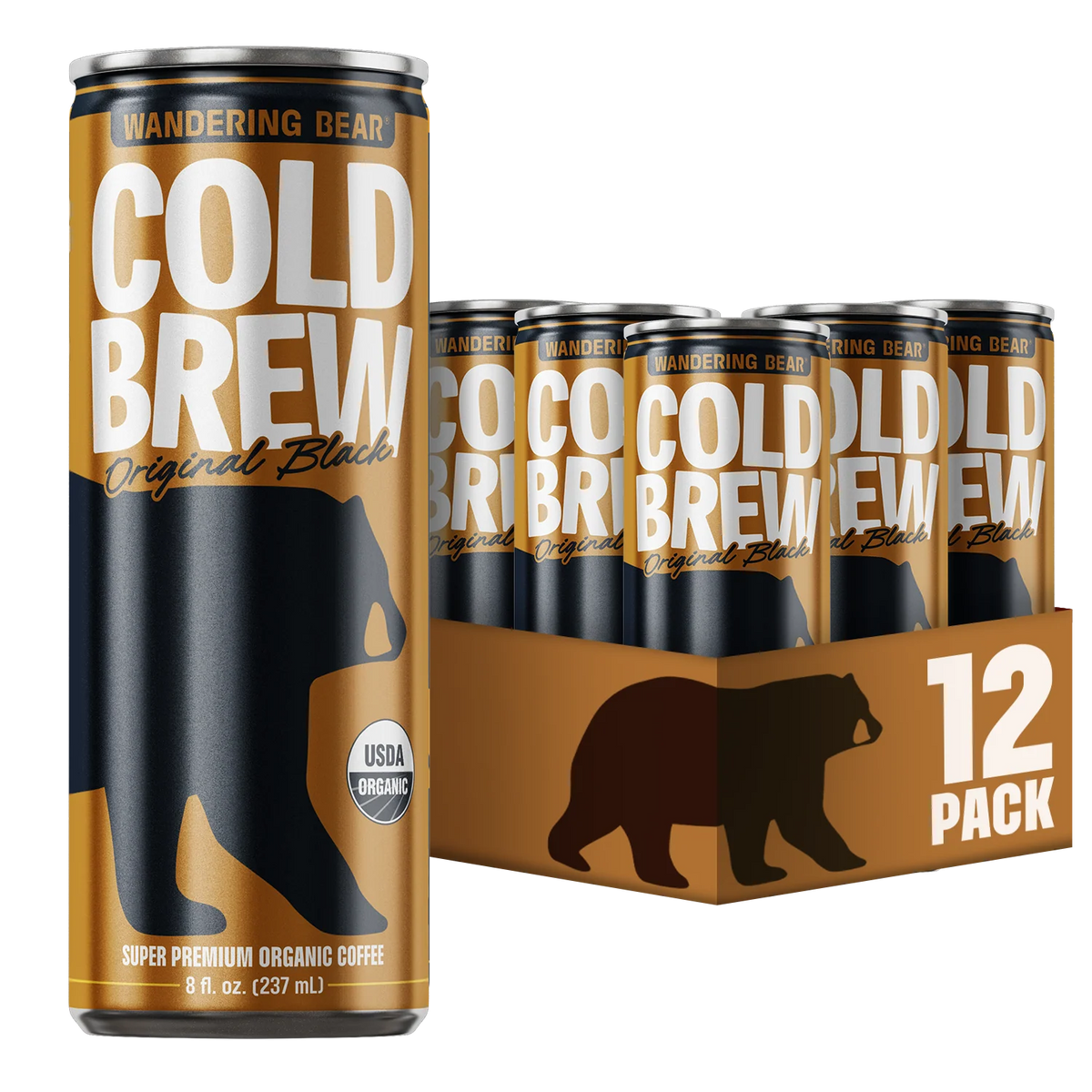 Original Black Cold Brew Cans (8 oz)