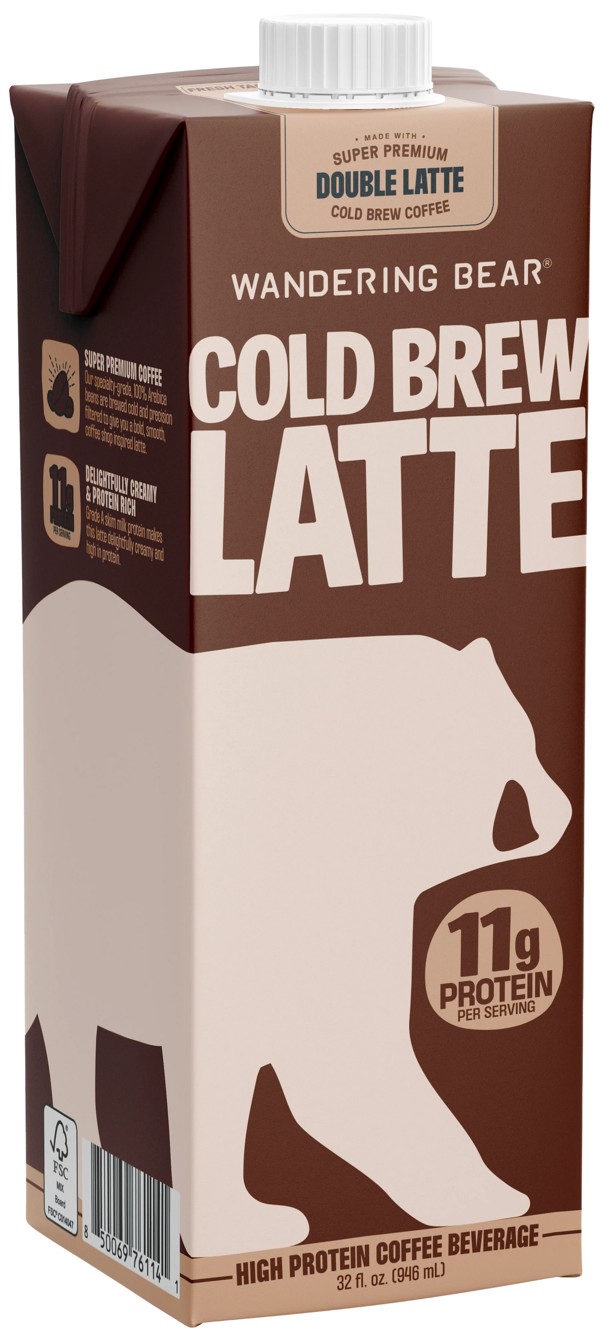 32oz Cold Brew Carton (Bundle Unit) - Double Latte