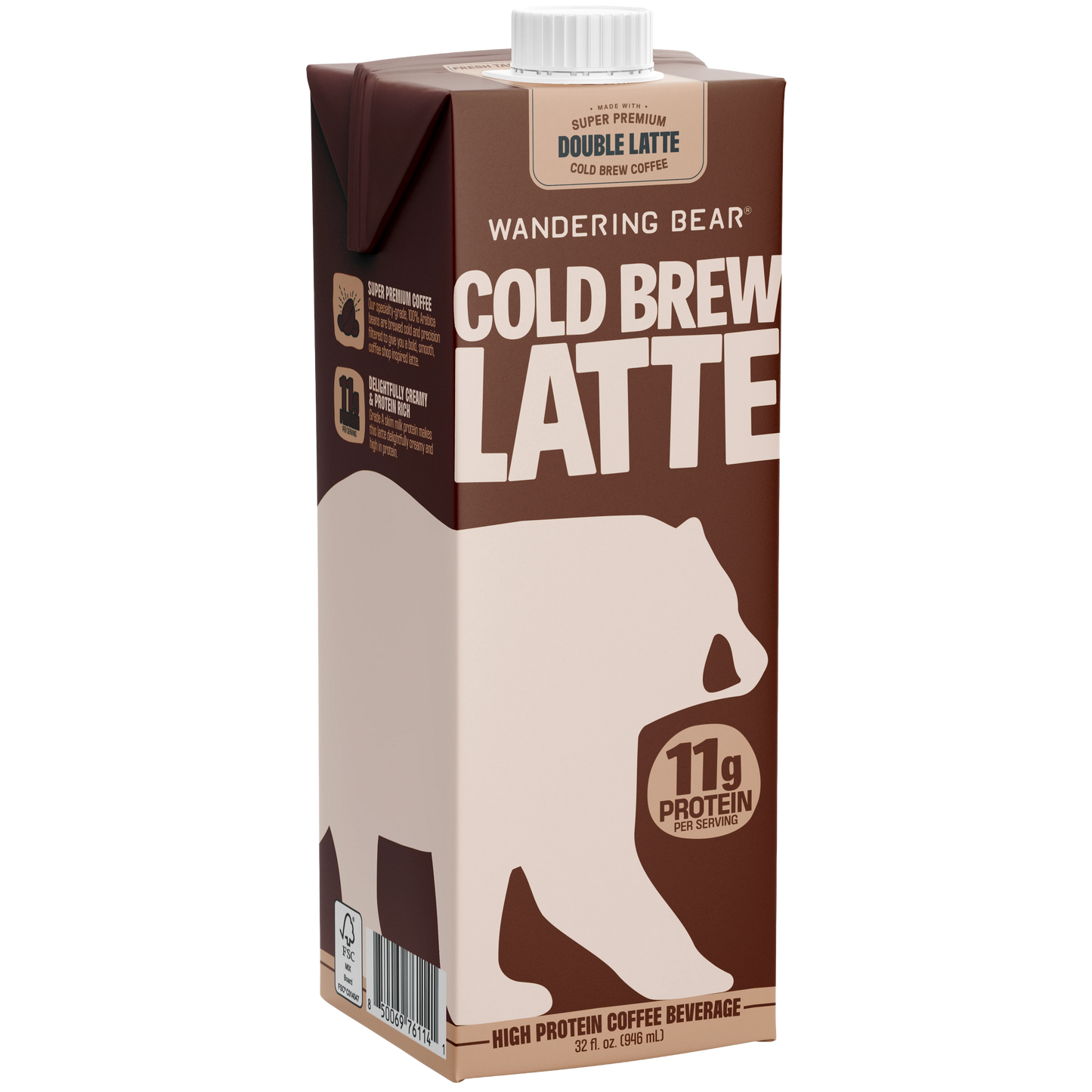 32oz Cold Brew Carton (Bundle Unit) - Double Latte
