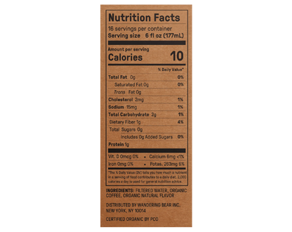 Mocha Cold Brew on Tap (96oz)
