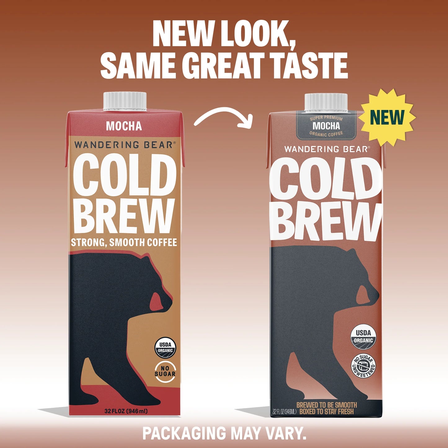 Cold Brew Coffee (32oz Cartons) - Mocha